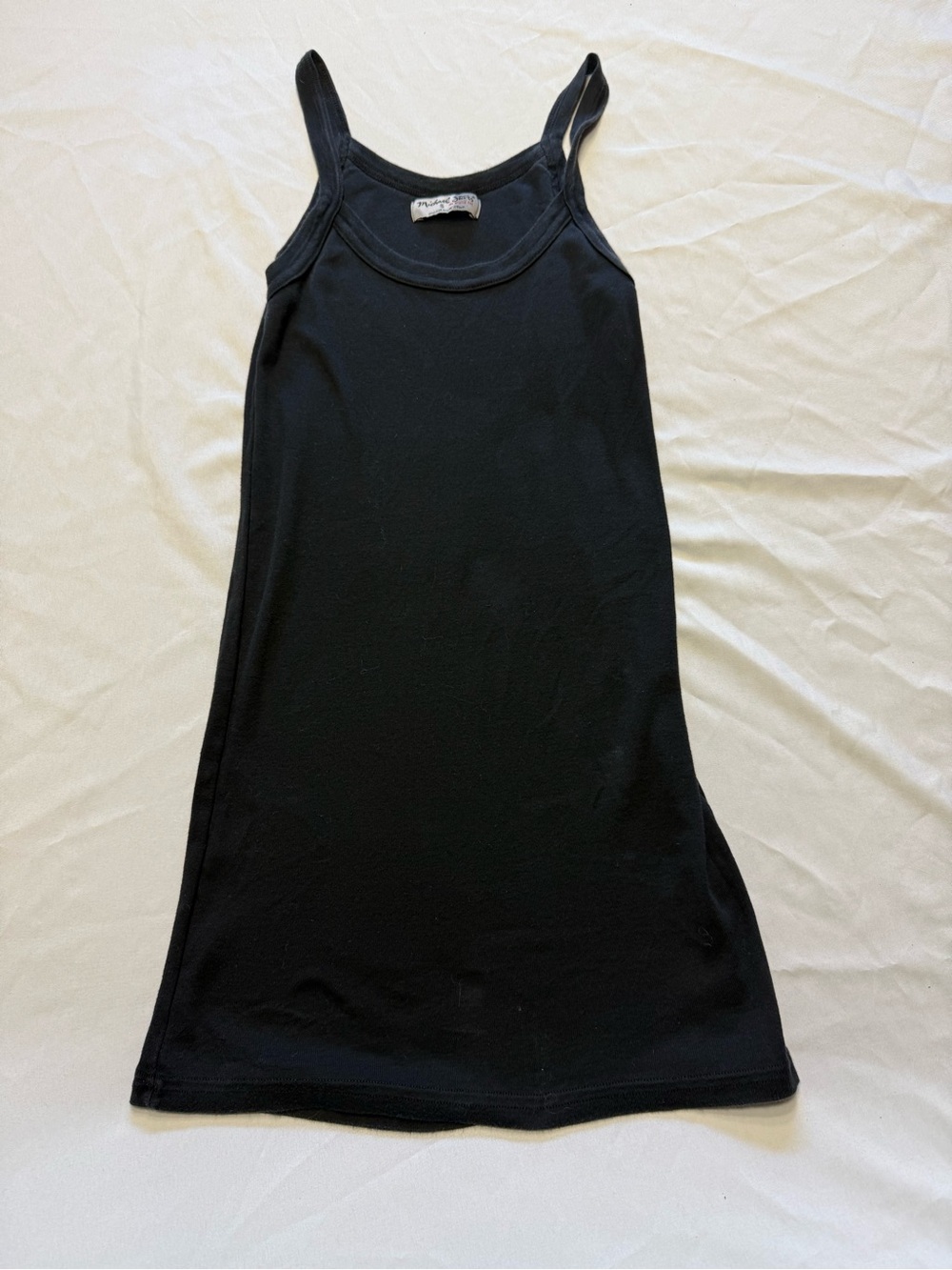 Michael Stars Black Ribbed Tank Top
